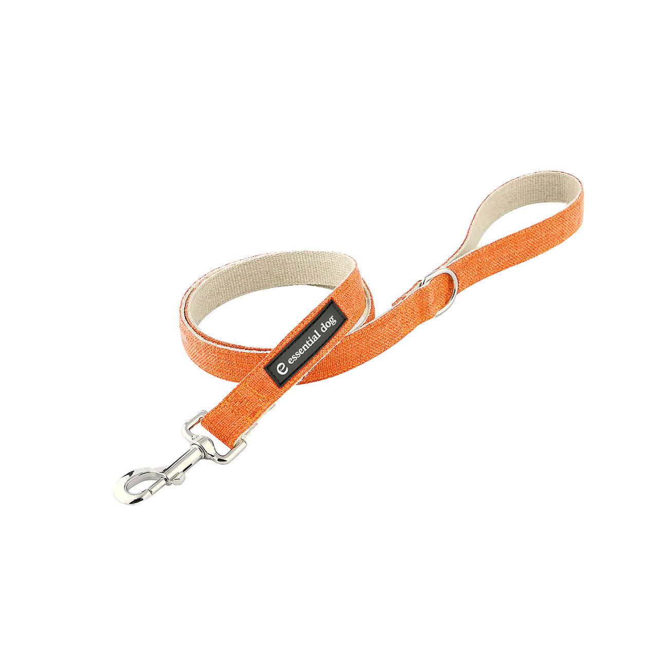 Organic Hemp & Cotton Dog Lead - Orange Burst-2