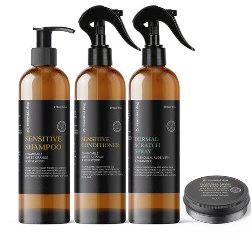 dog shampoo sensitive skin dog itch product conditioner paw balm